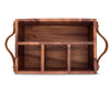 Horse Bits Leather Handles Flatware Caddy