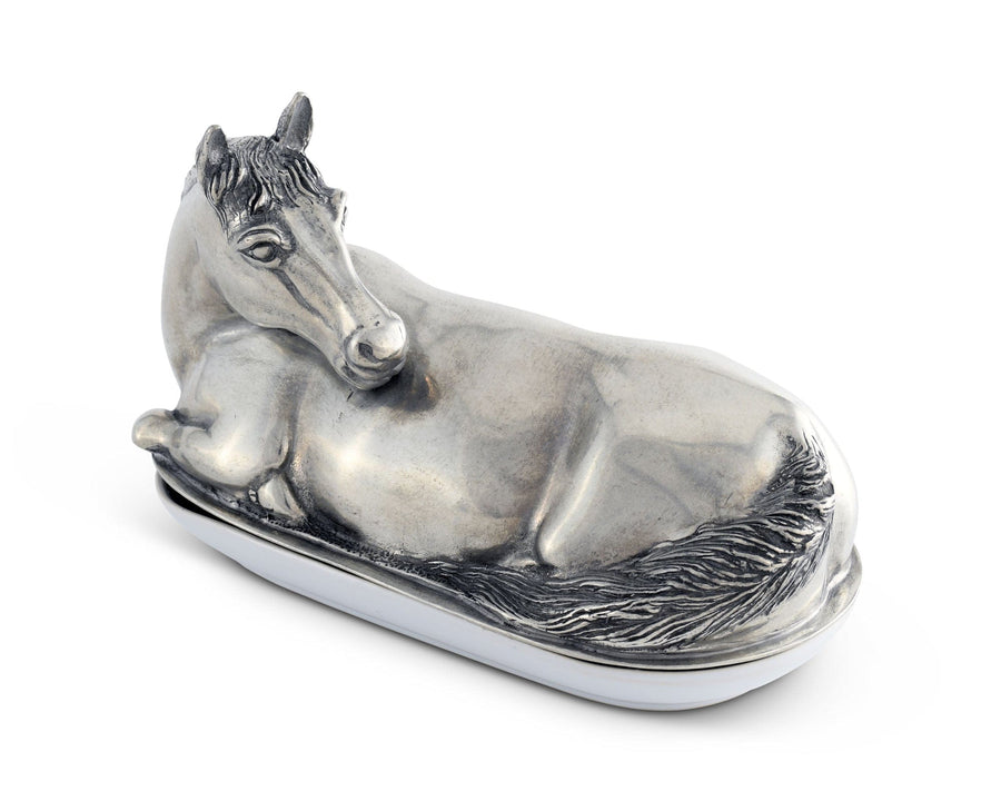 Horse Butter Dish