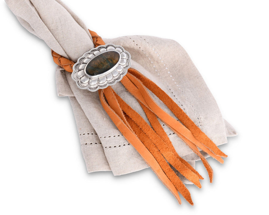 Concho Leather Napkin Ring