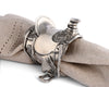 Pewter Cowboy Saddle Napkin Ring