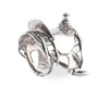 Pewter Cowboy Saddle Napkin Ring